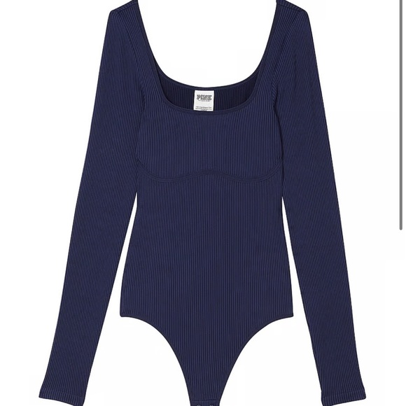 PINK
SEAMLESS RIB LONG-SLEEVE BODYSUIT - Picture 2 of 6